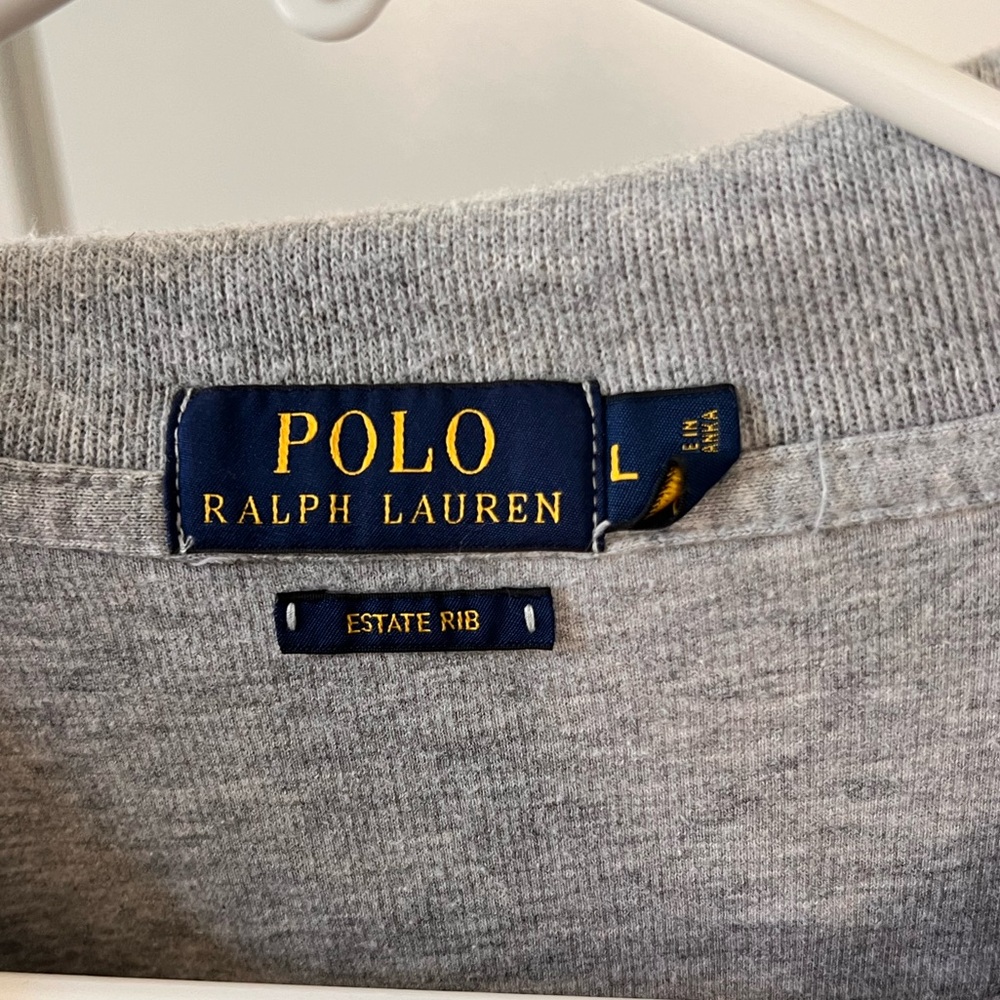 Gray Men’s Collared Pullover - image 2